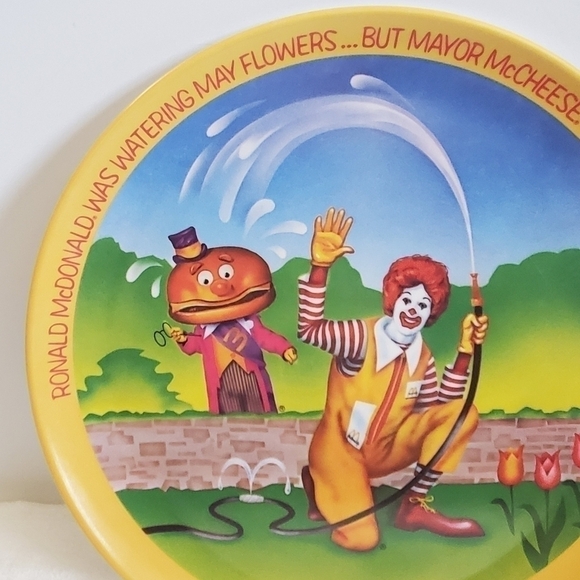 RONALD McDonald 1977 Vintage 4 Plate Set By Lexington 10" Diameter - Picture 12 of 16